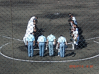 試合開始の挨拶