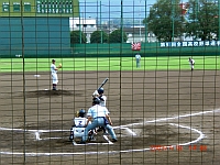 1回表1死2塁先制のチャンス
